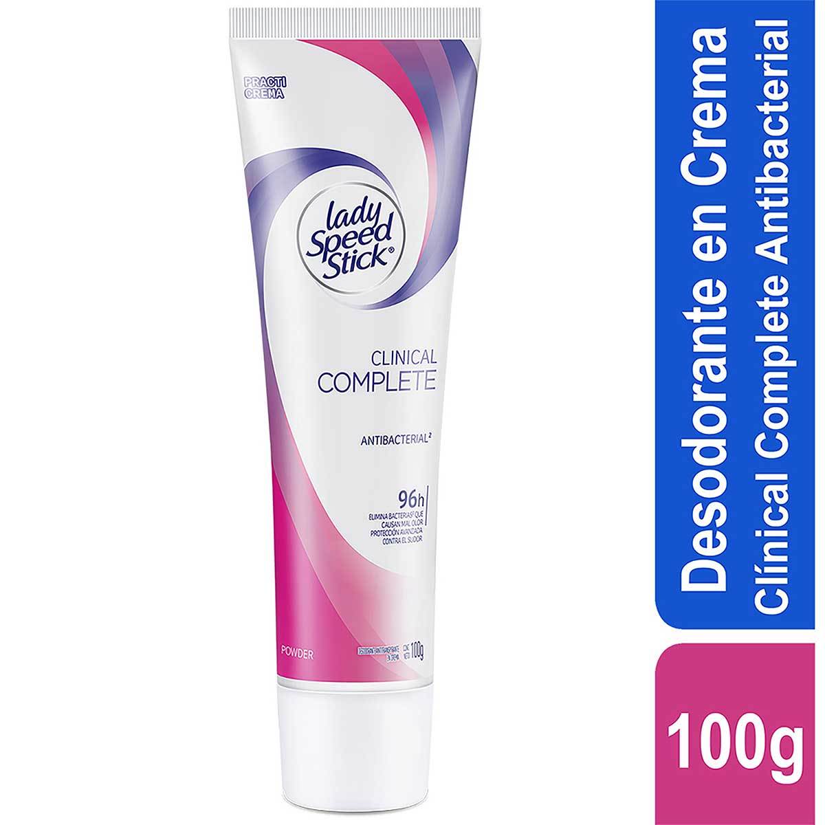 Desodorante Lady Speed Stick Clinical Complete Tubo x 100 g