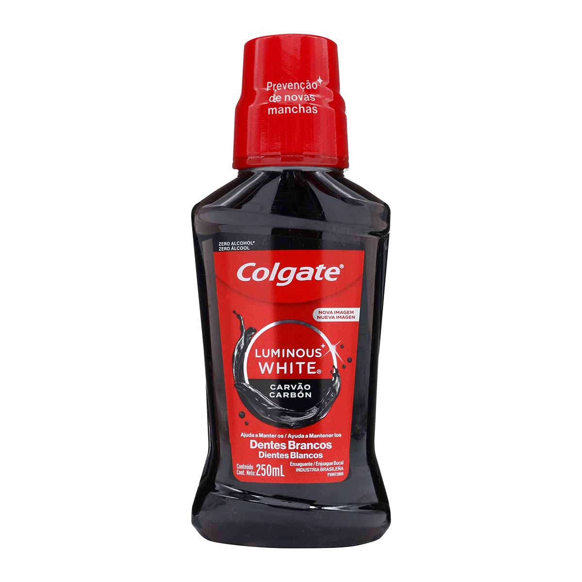 enjuague Bucal Luminous White Carbón Colgate Frasco x 250 mL