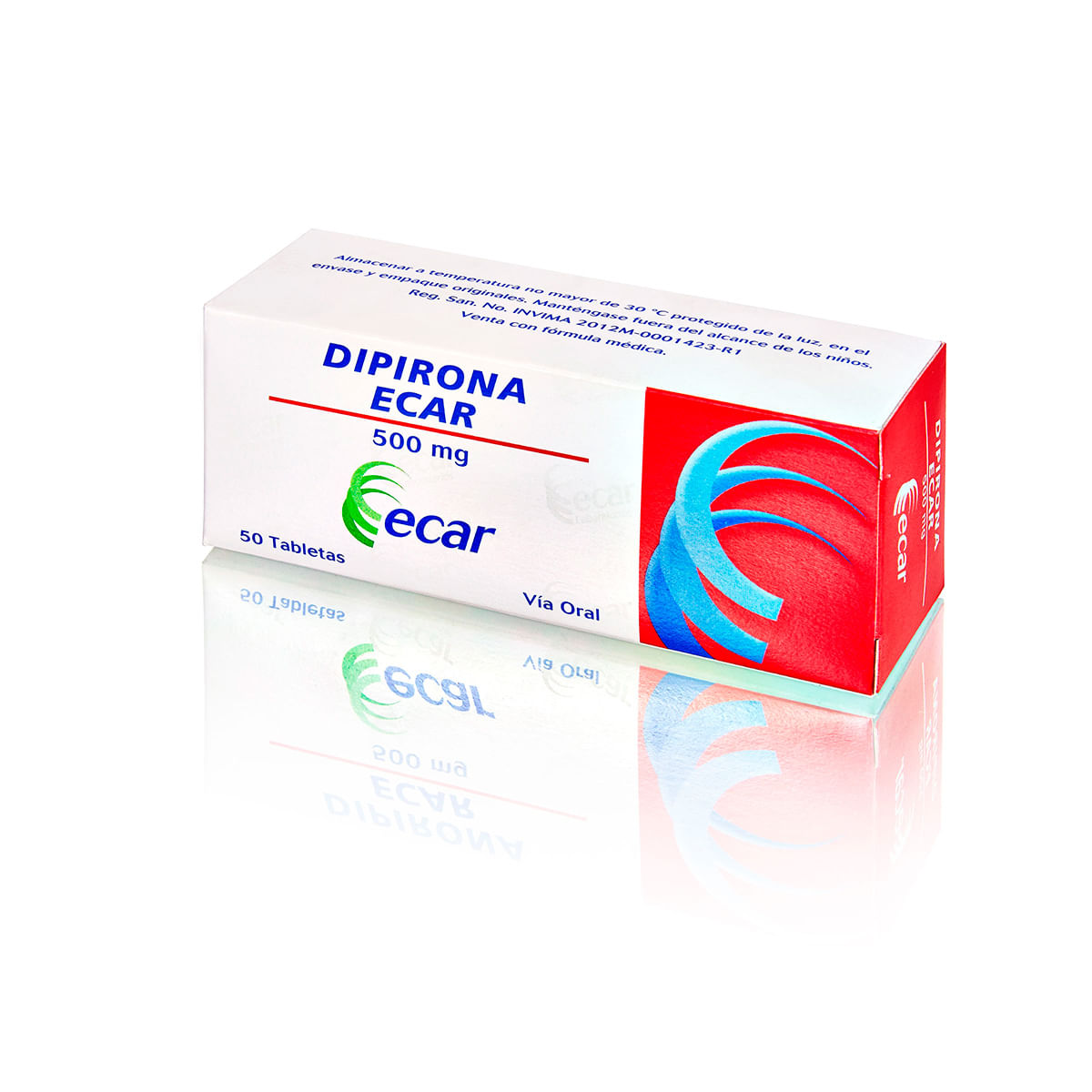 Dipirona 500 Mg Ecar Caja x 50 Tabletas