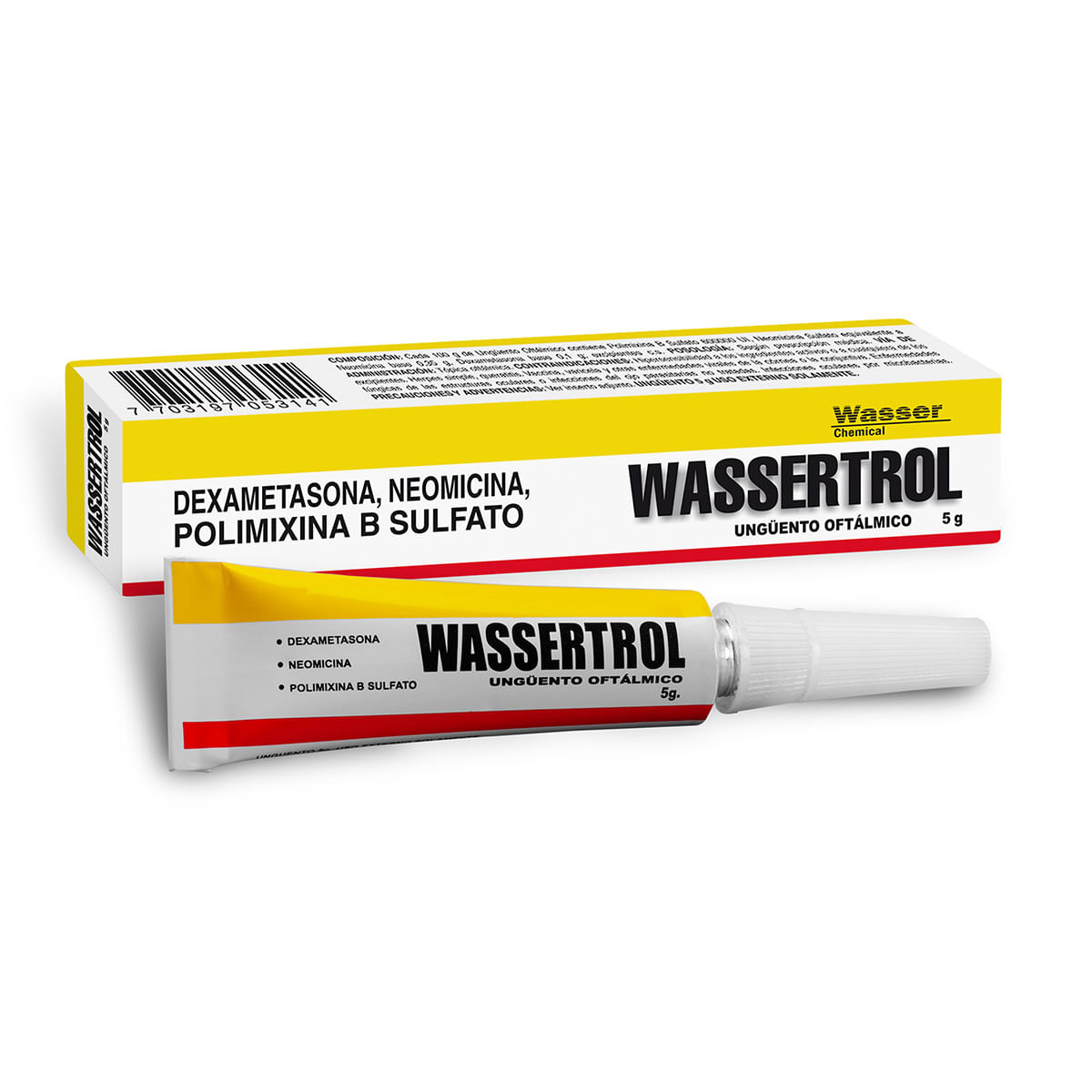 Unguento Oftálmico Wassertrol Tubo x 5 g