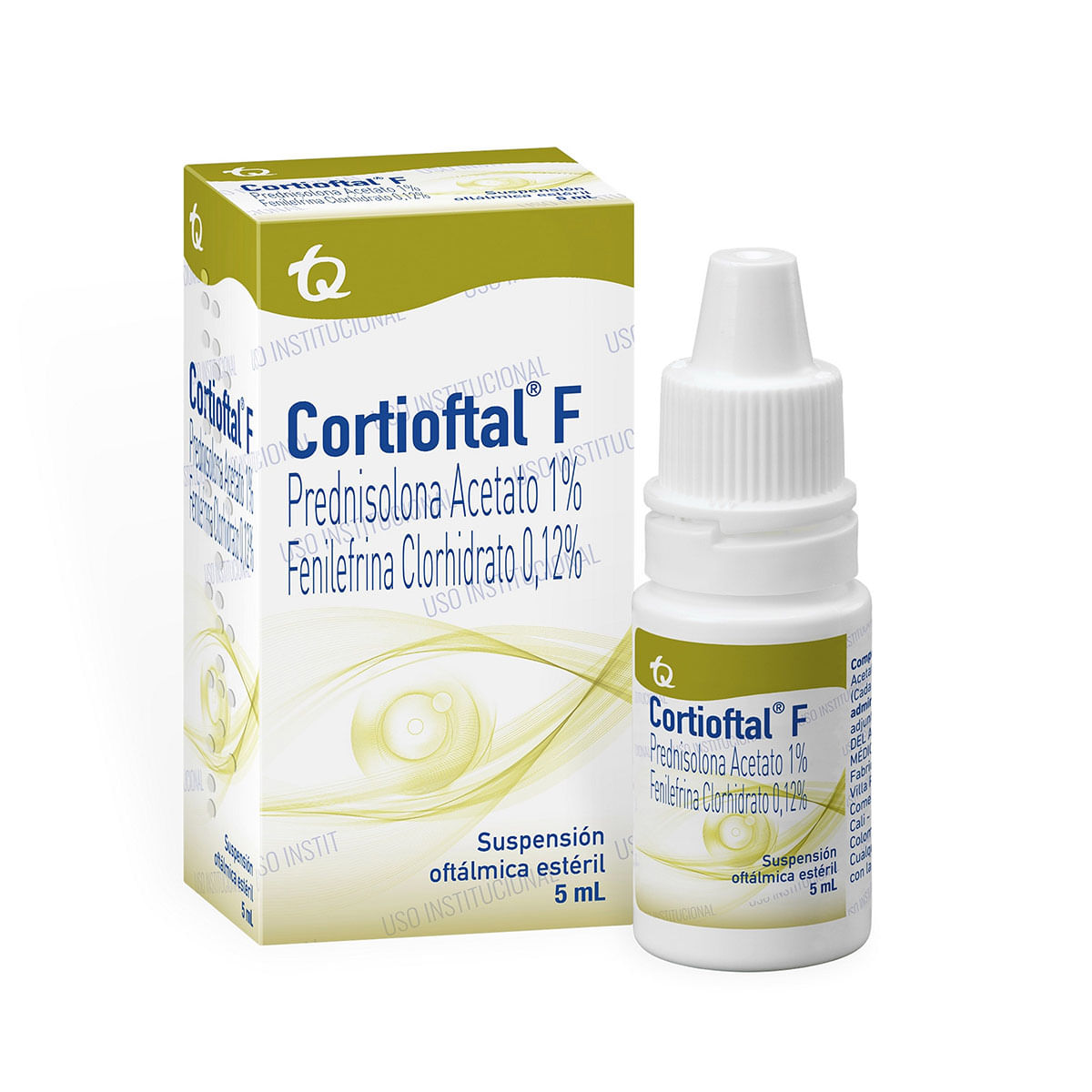 Suspensión Oftálmica Cortioftal F 1%/0.12% Tecnoquímicas Frasco x 5 mL