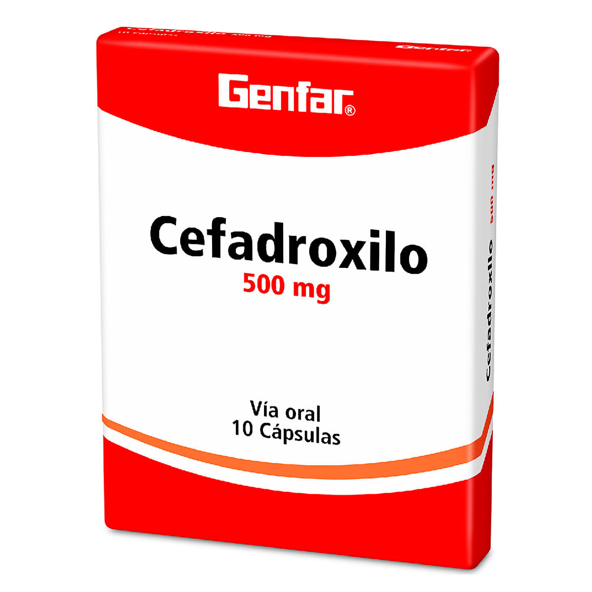 Cefadroxilo 500 Mg Genfar Caja x 10 Cápsulas