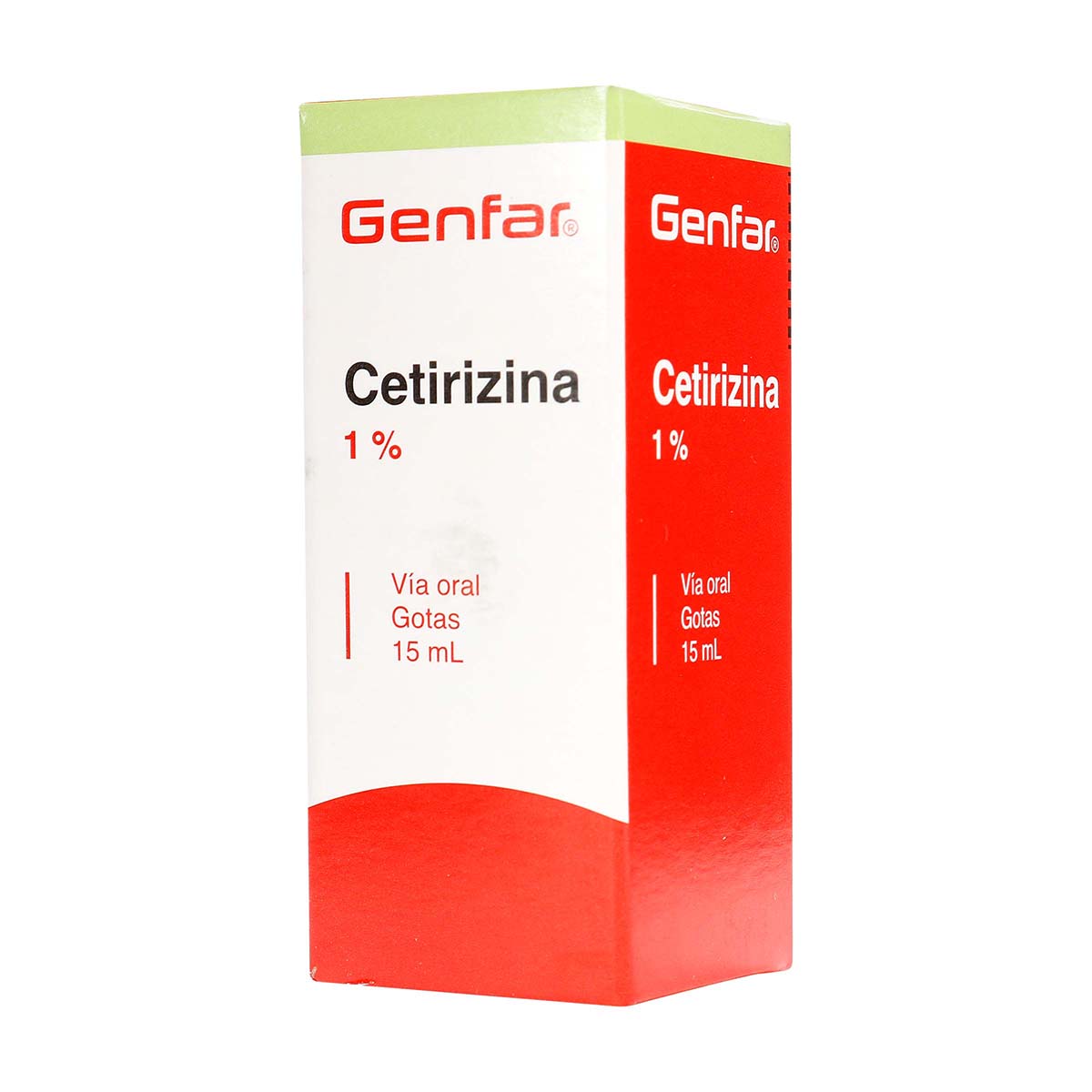 Cetirizina 1% Genfar Gotas Frasco x 15 mL