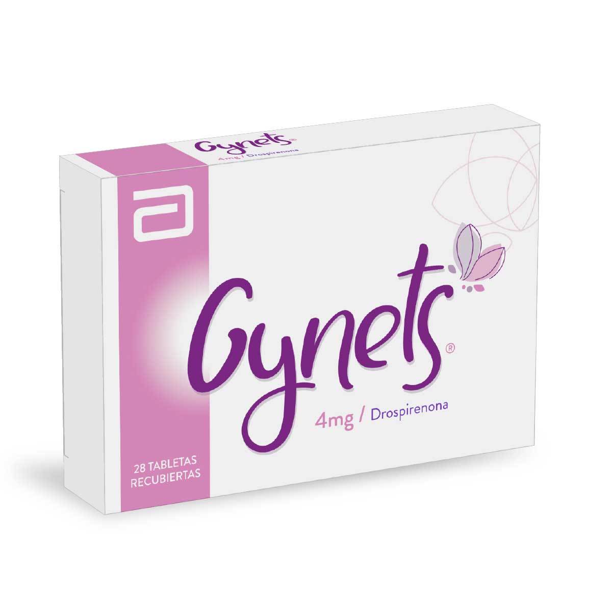 Gynets 4 Mg Abbott Caja x 28 Tabletas Recubiertas