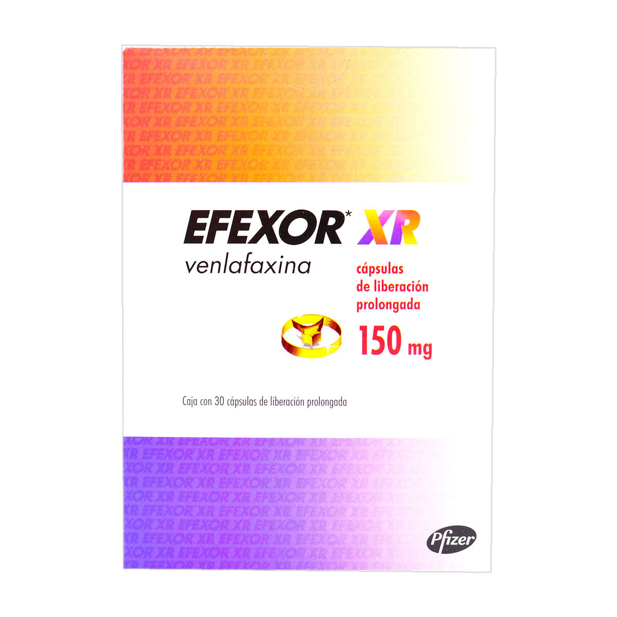 Efexor xR 150 Mg Pfizer Caja x 30 Cápsulas