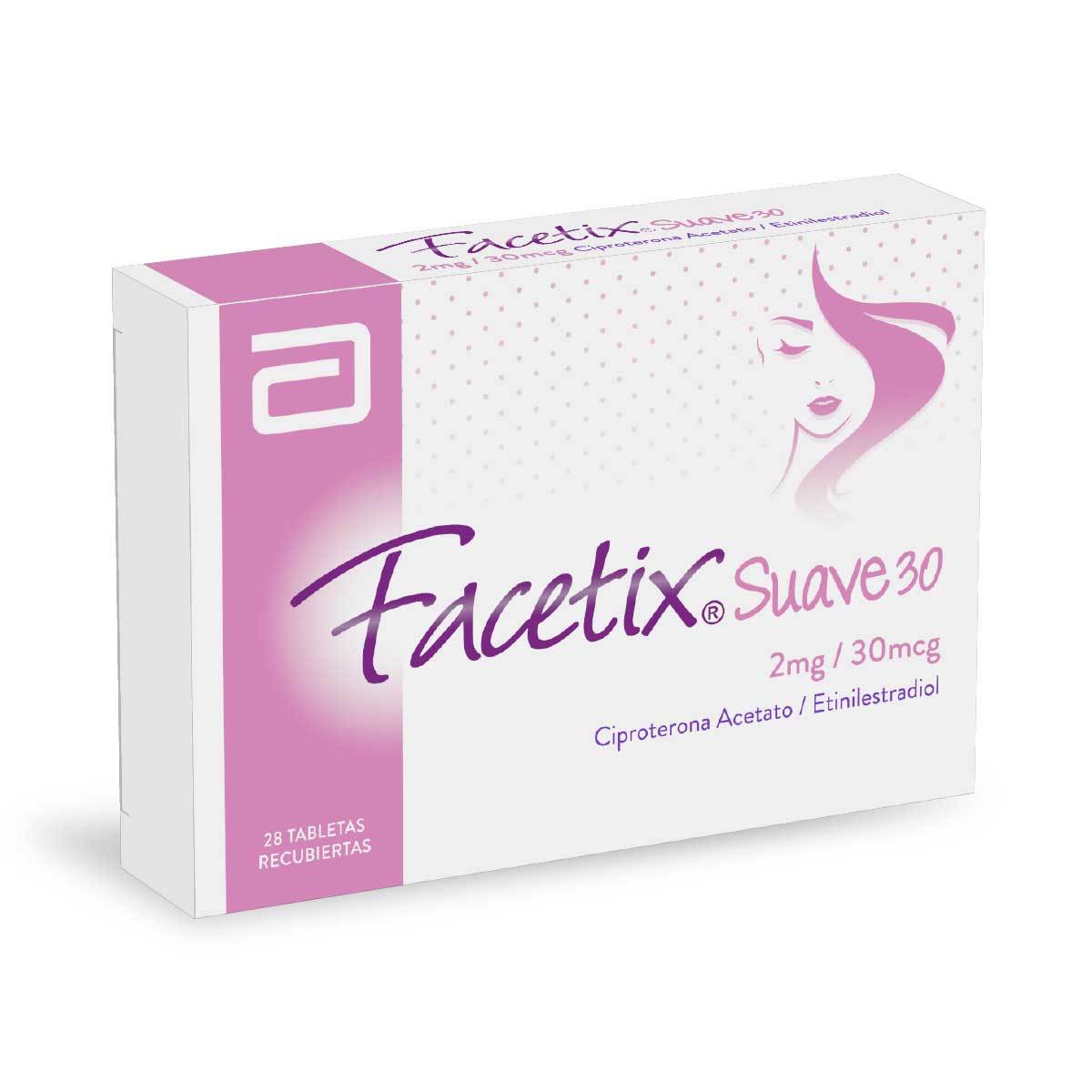 Facetix Suave 2 Mg/30 Mcg Gynopharm Caja x 28 Tabletas Recubiertas