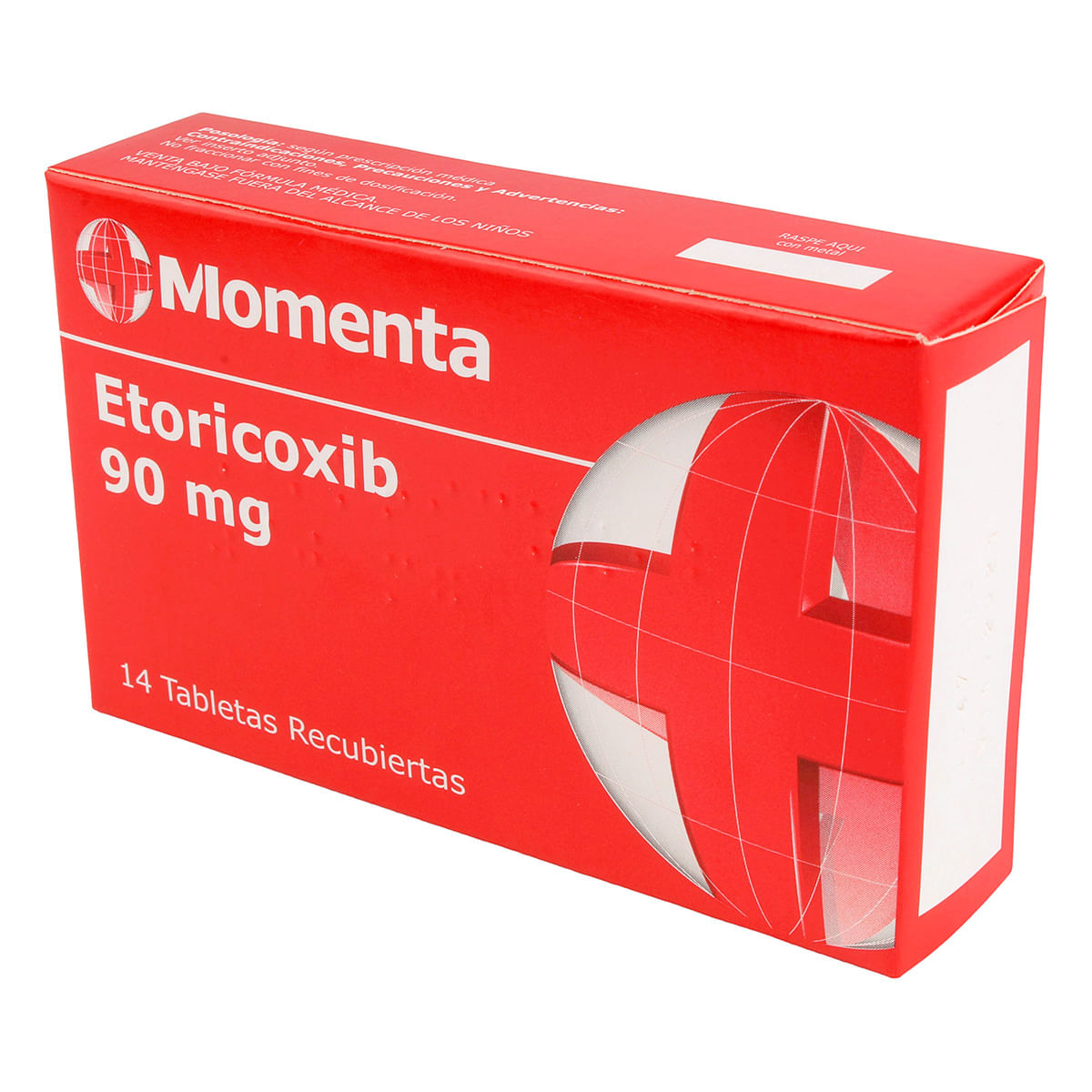 Etoricoxib 90 Mg Momenta Caja x 14 Tabletas Recubiertas
