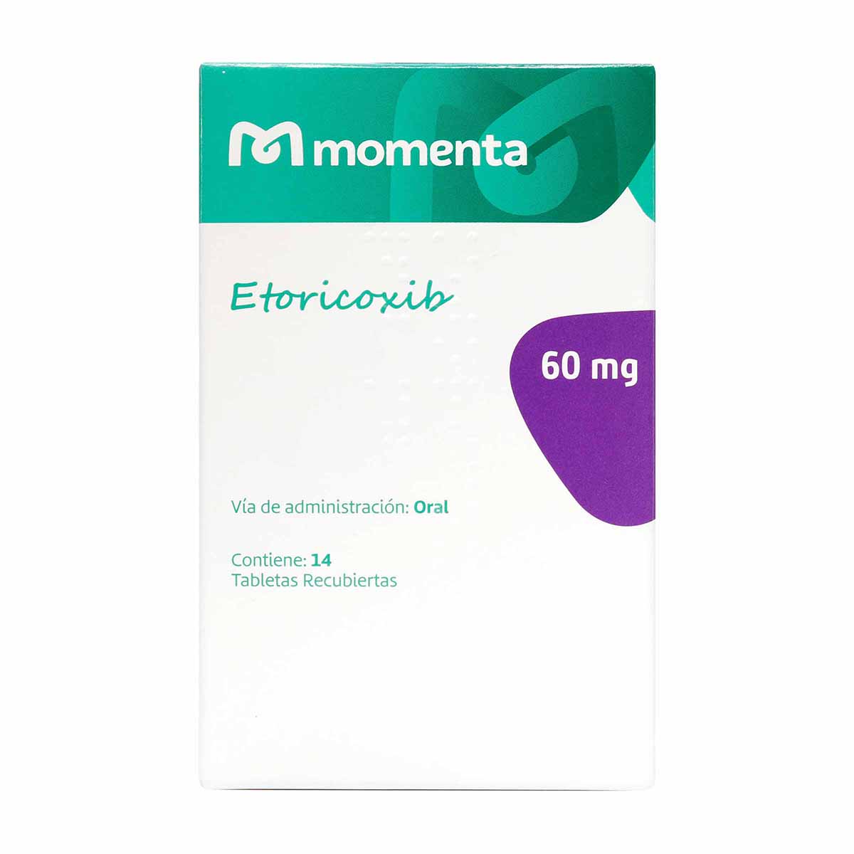 Etoricoxib 60 Mg Momenta Caja x 14 Tabletas Recubiertas