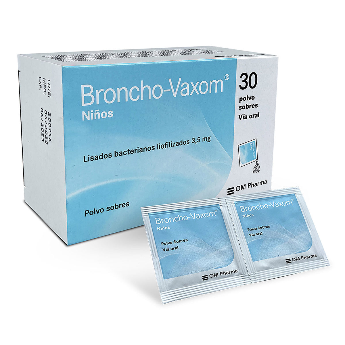Broncho-Vaxom Niños OM Pharma Polvo x 30 Sobres