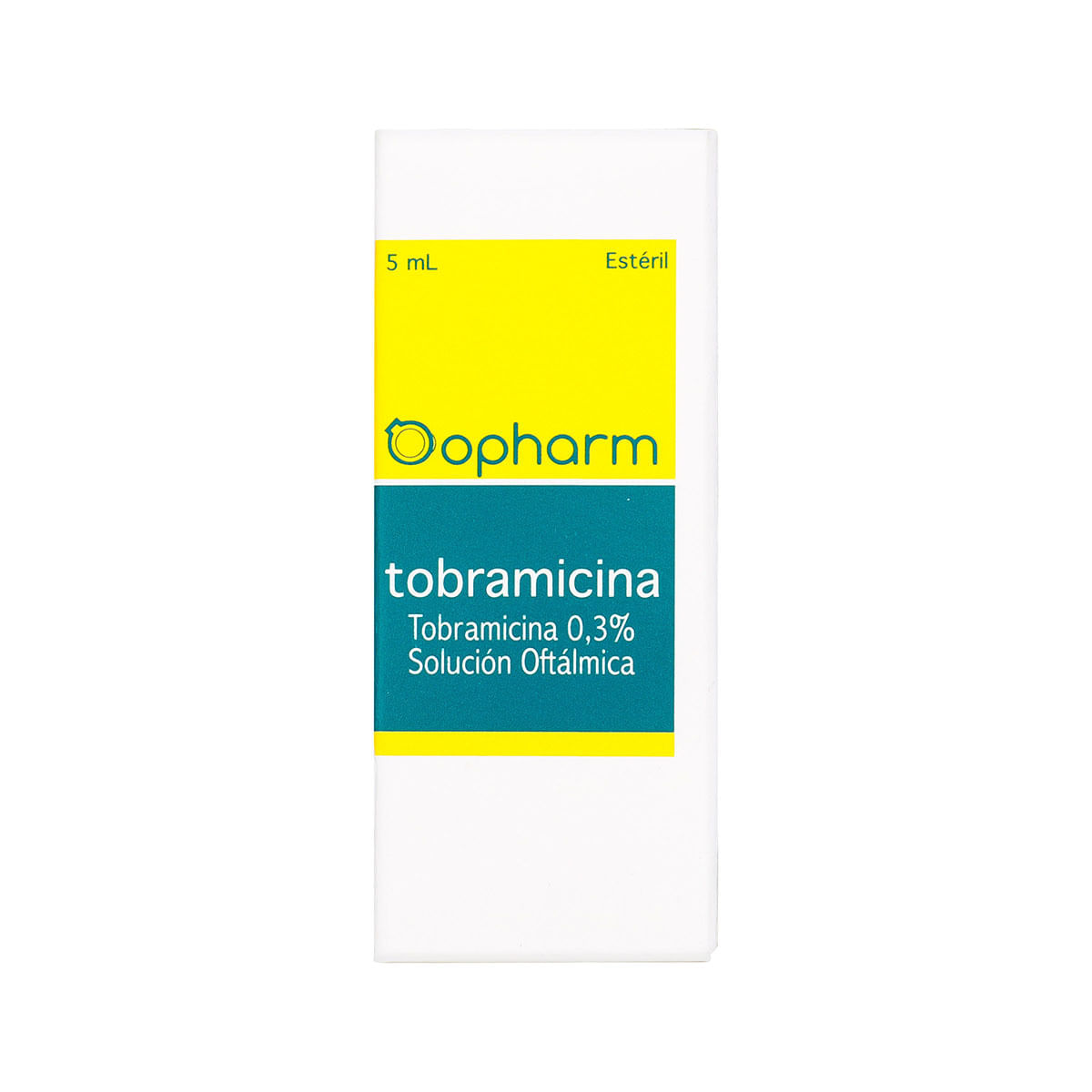 Solución Oftálmica Tobramicina 0.3% Opharm Frasco x 5 mL