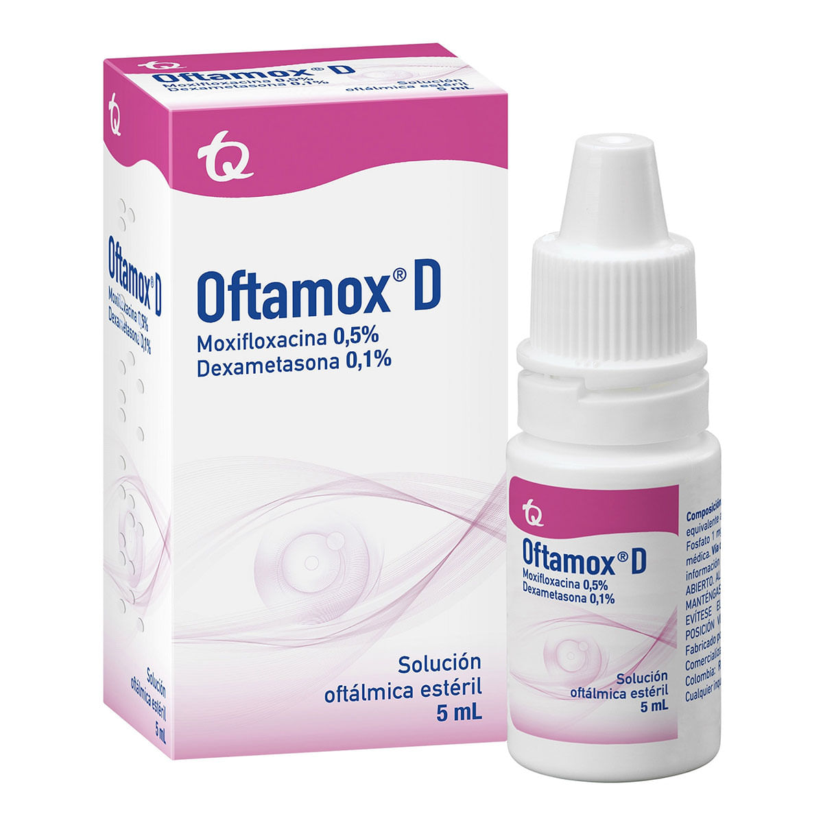 Solución Oftálmica Oftamox D Tecnoquímicas Frasco x 5 mL