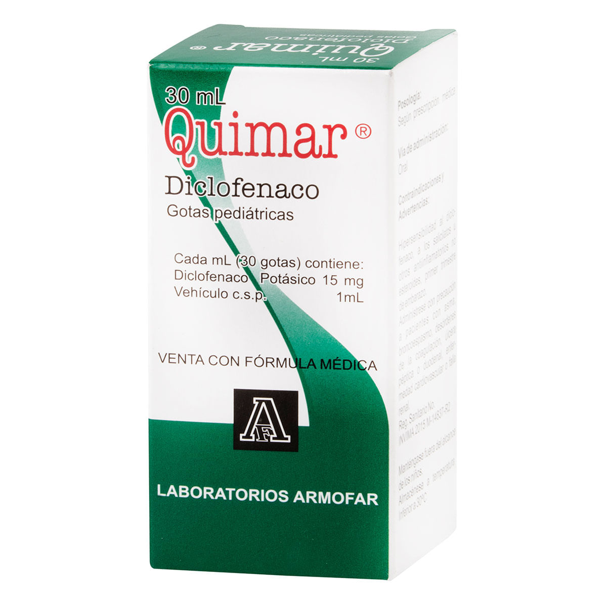 Gotas Pediátricas Quimar 15 Mg/1 mL Armofar Frasco x 30 mL