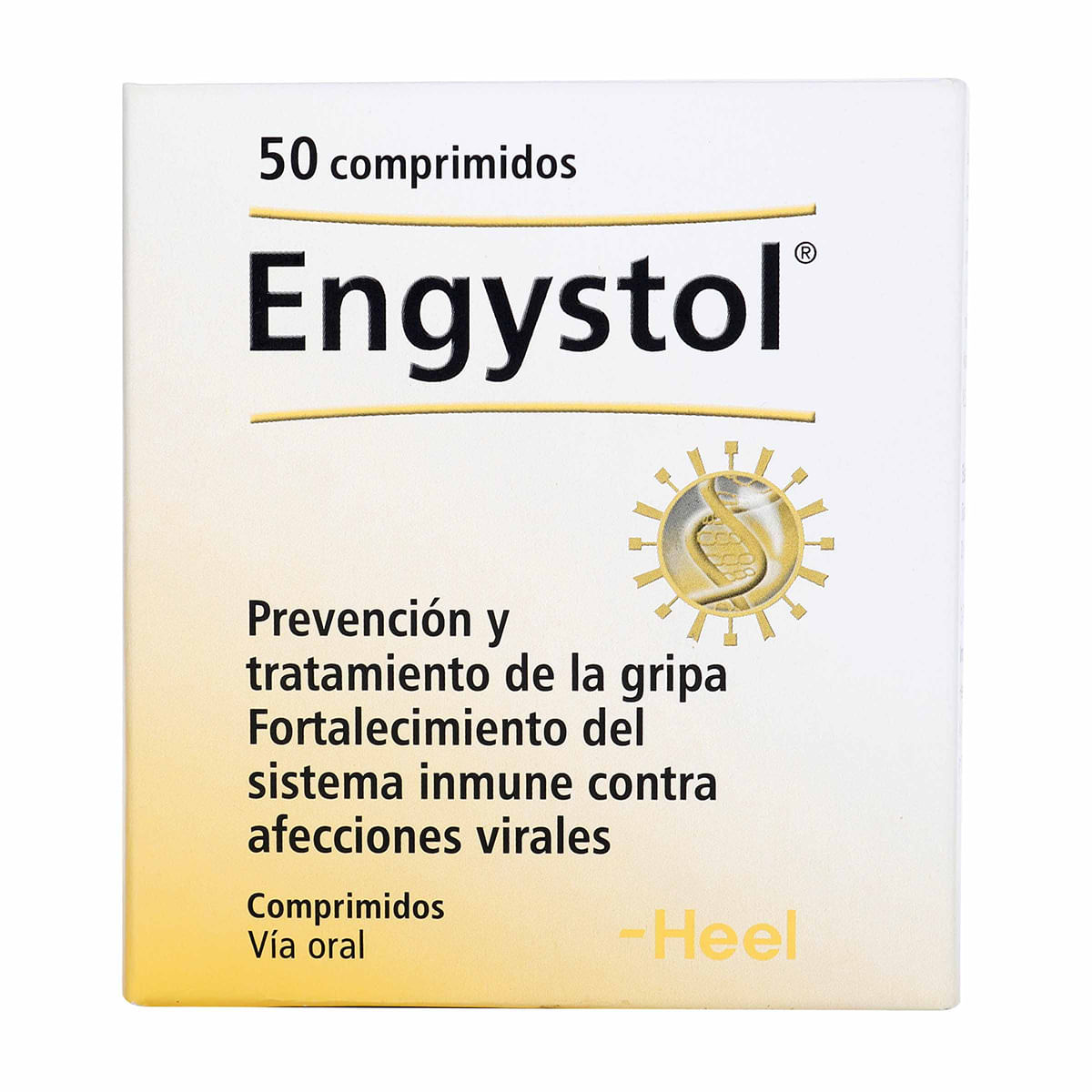 Engystol Prevención y Tratamiento de la Gripa Heel Frasco x 50 Tabletas