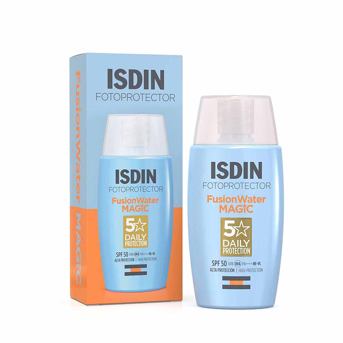 Fotoprotector Isdin SPF50 Fusion Water MAGIC Frasco x 50 mL