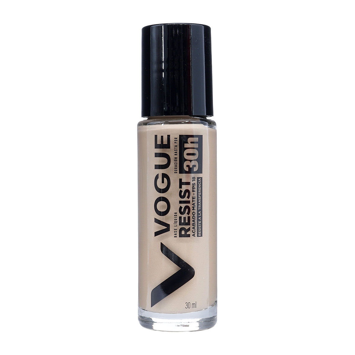 Base Liquida FPS15 Vogue Resist Natural Frasco x 30 mL