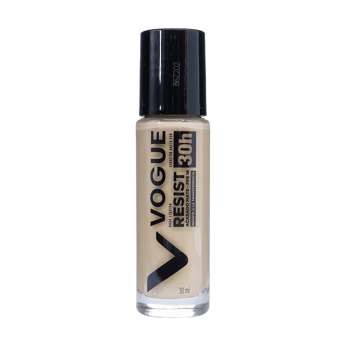 Base Liquida FPS15 Vogue Resist Capuccino Frasco x 30 mL