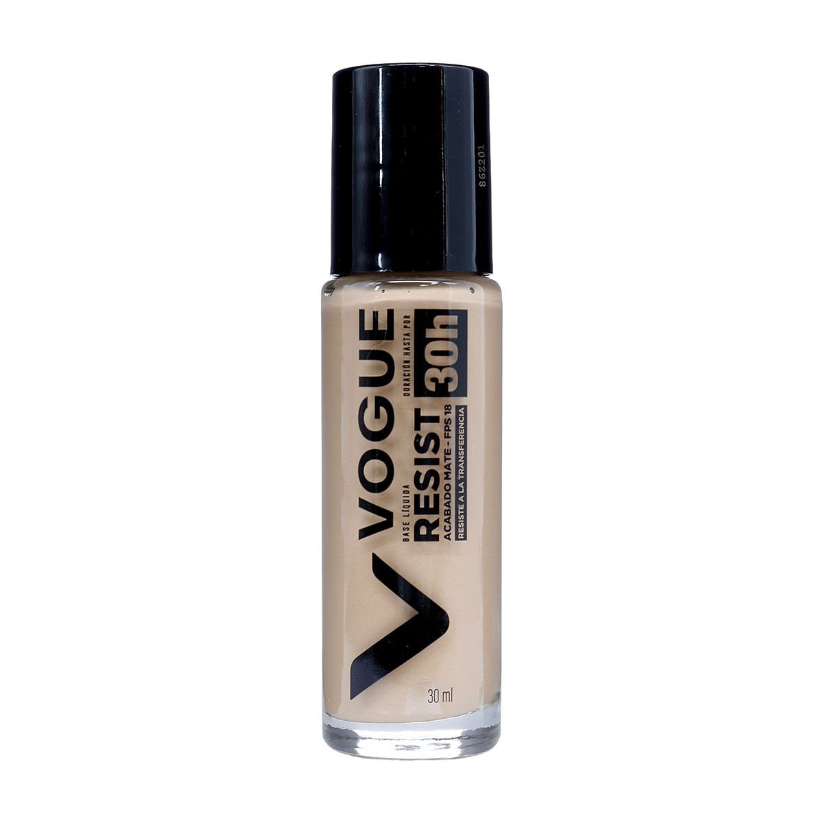 Base Liquida FPS15 Vogue Resist Avellana Frasco x 30 mL