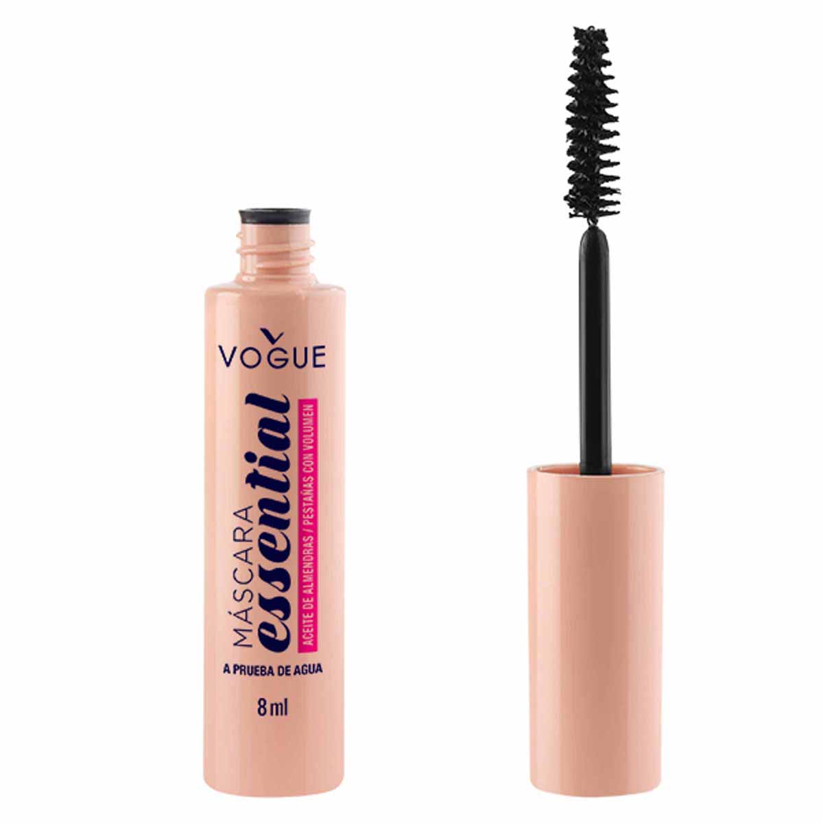 Mascara Vogue Essential Negro a Prueba de Agua Tubo x 8 mL
