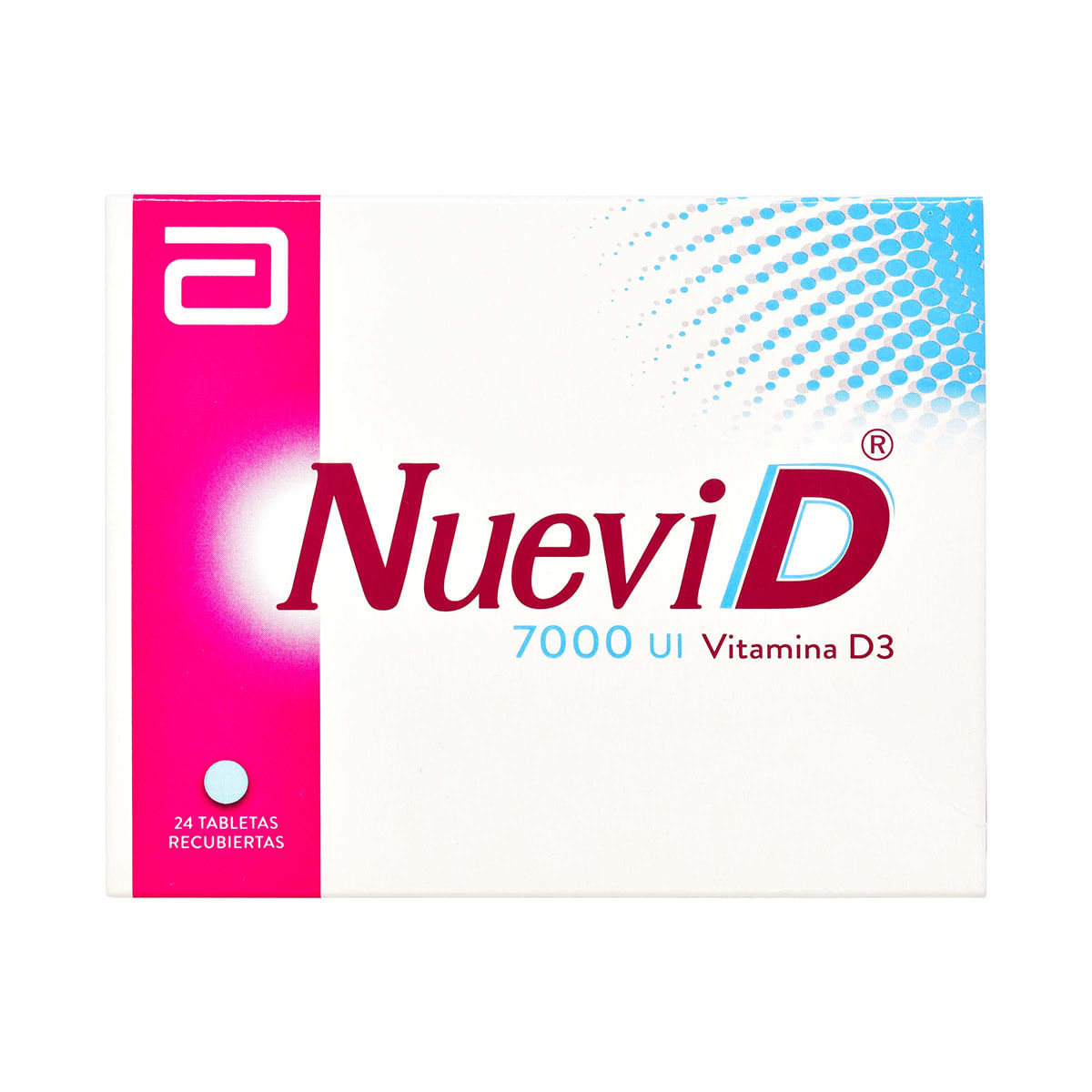Nuevi D 7000 UI Abbott Caja x 24 Tabletas Recubiertas