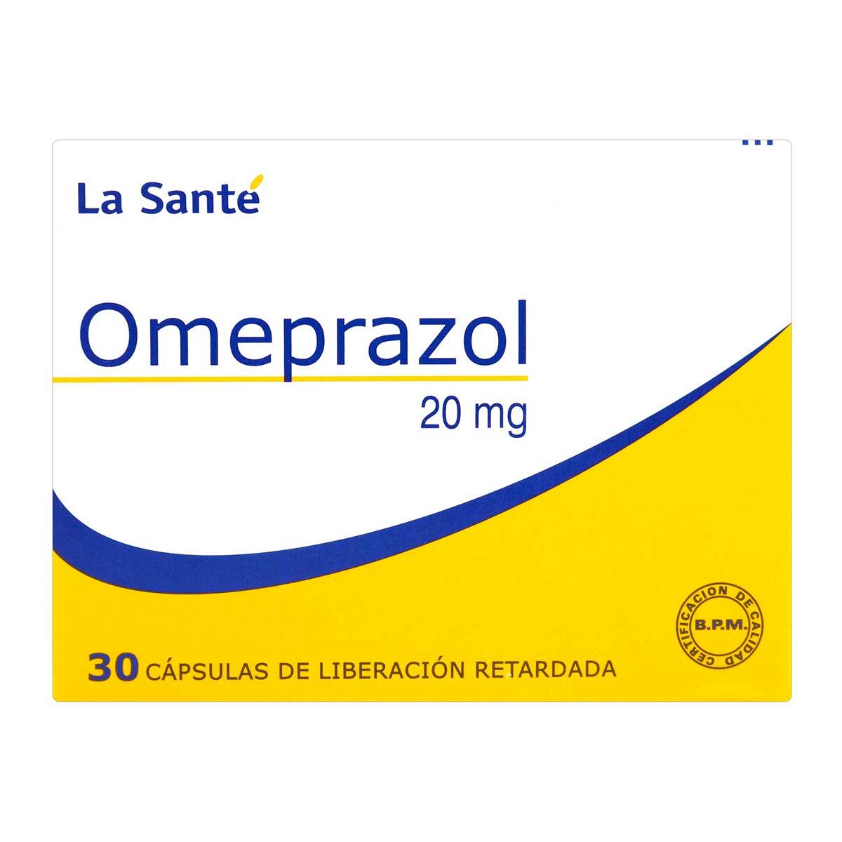 Omeprazol 20 Mg La Santé Caja X 30 Cápsulas.