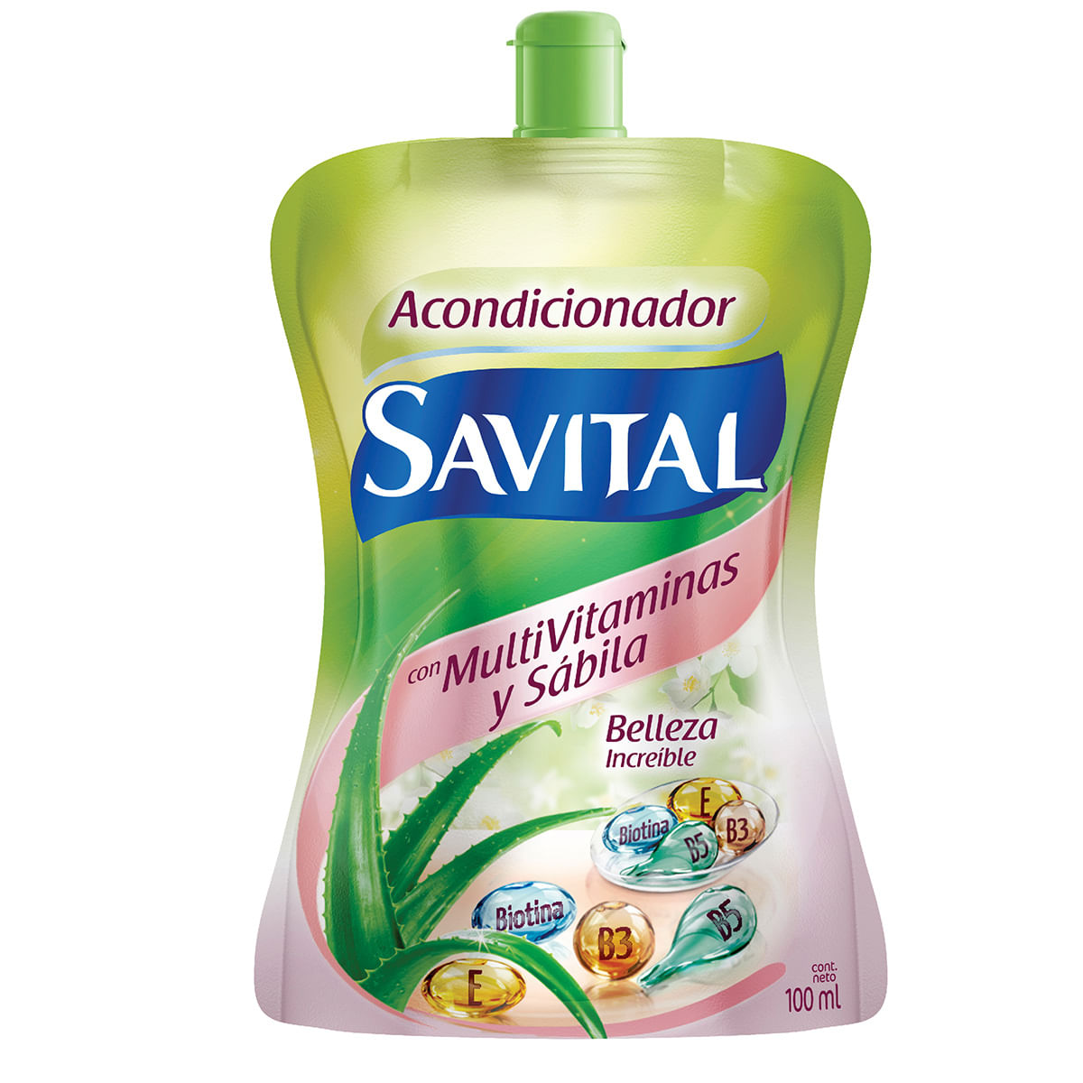 Acondicionador Savital Multivitaminas Y Sábila Doypack X 100 Ml.