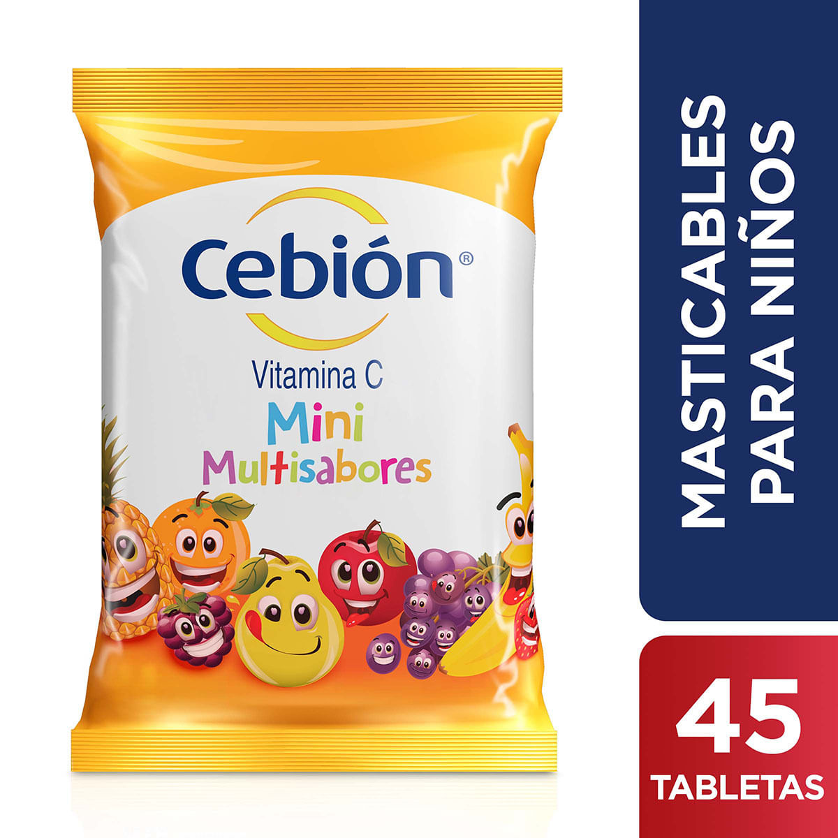 Cebión Minis 100 Mg Merck Caja X 45 Tabletas.