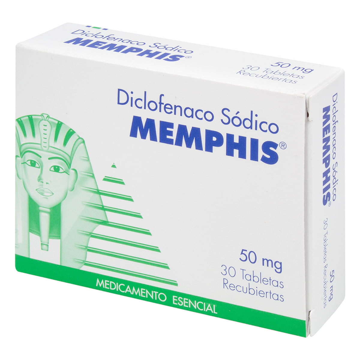 Diclofenaco Sódico 50 Mg Memphis Caja X 30 Tabletas Recubiertas.