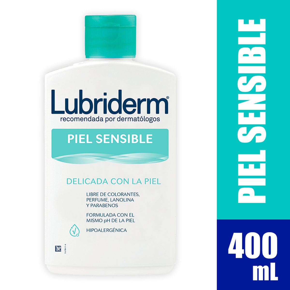 Crema Corporal Lubriderm Piel Sensible Frasco x 400 mL.