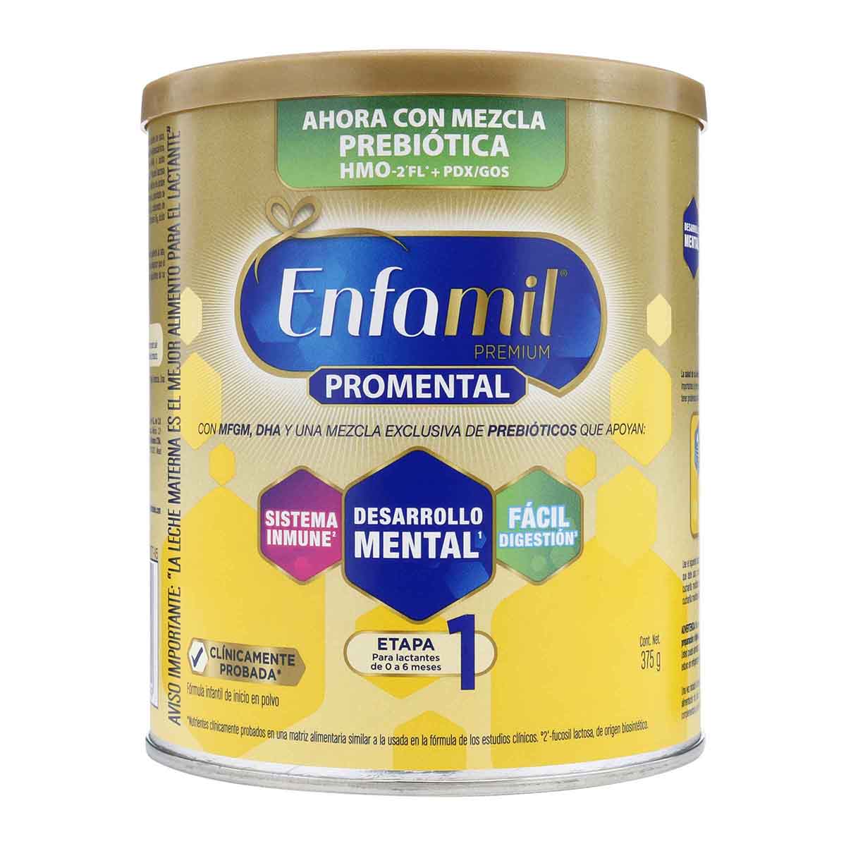Fórmula infantil enfamil Premium 1 0 A 6 Meses Polvo Tarro x 375 g