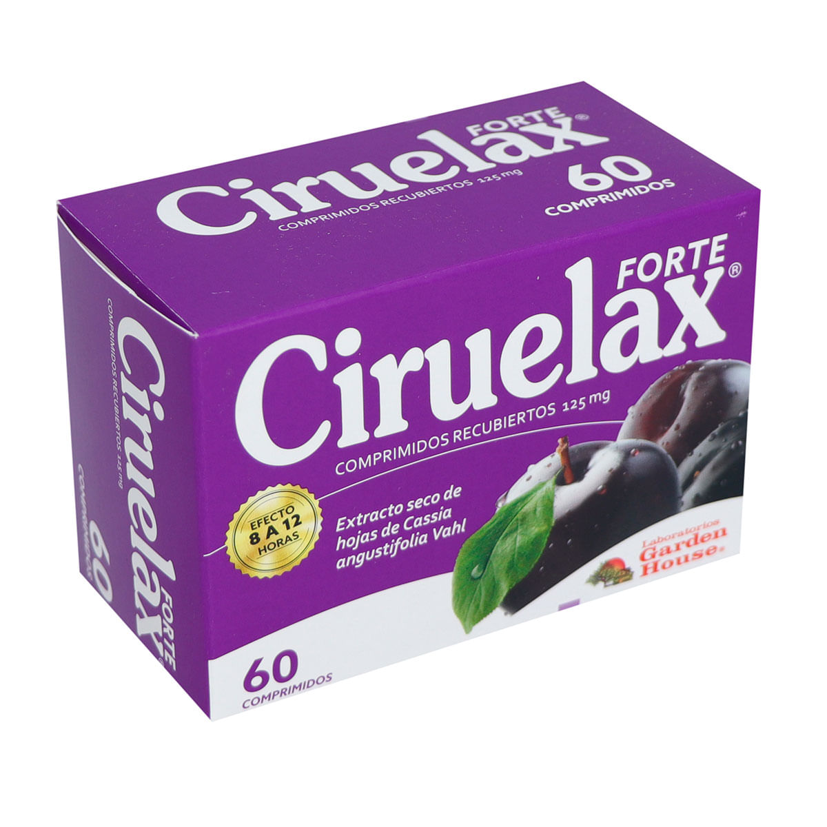 Ciruelax Forte 125 Mg Caja x 60 Comprimidos Recubiertos