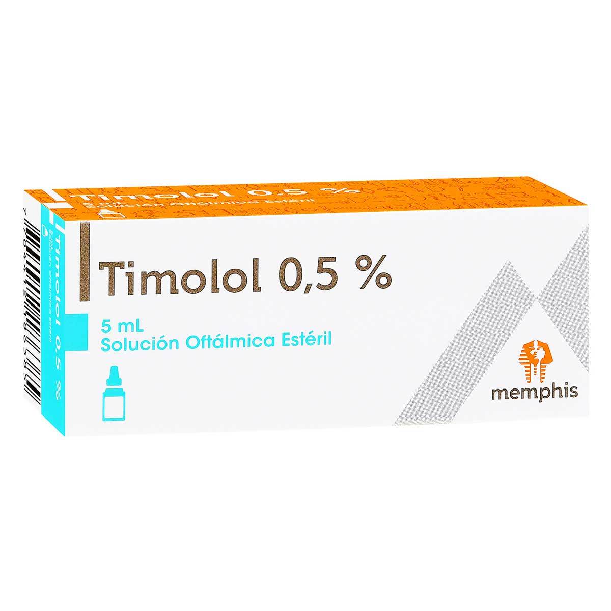 Solución Oftálmica Estéril Timolol Maleato 0.5% Frasco x 5 mL