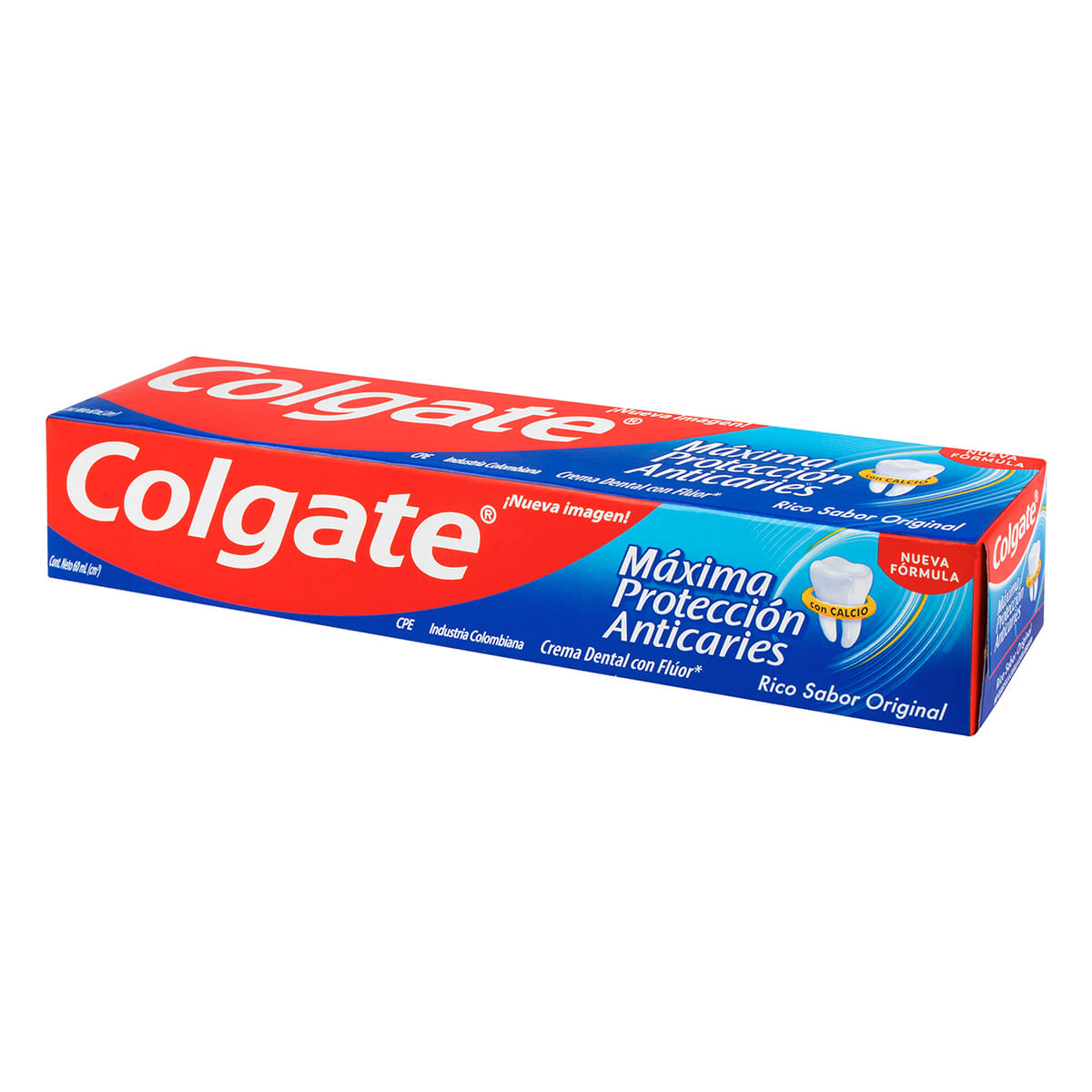 Crema Dental Colgate Máxima Protección Anticaries Menta Caja x 60 mL