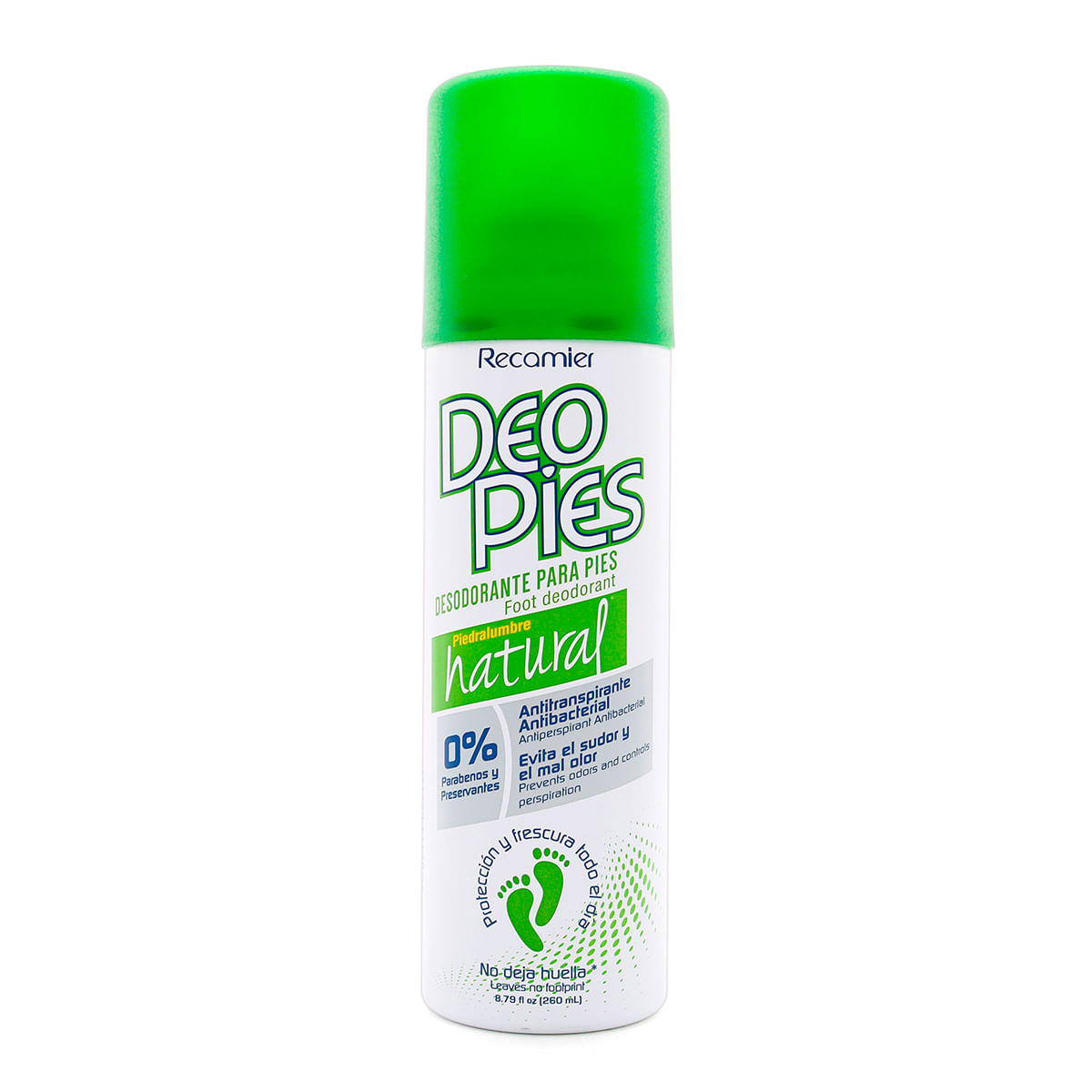 Desodorante Deo Pies Natural Spray X 260 Ml.