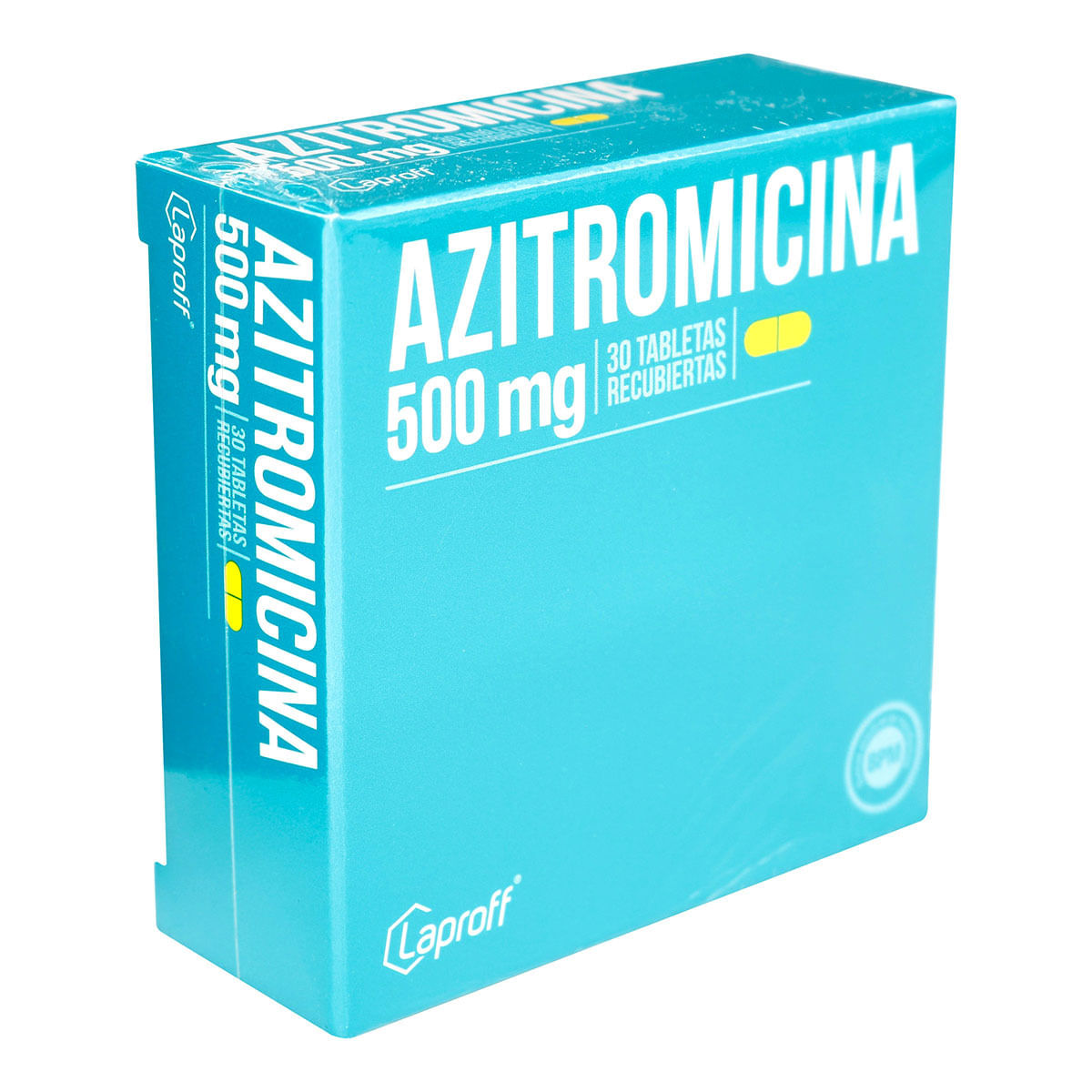 Azitromicina 500 Mg Laproff X 30 Tabletas Recubiertas
