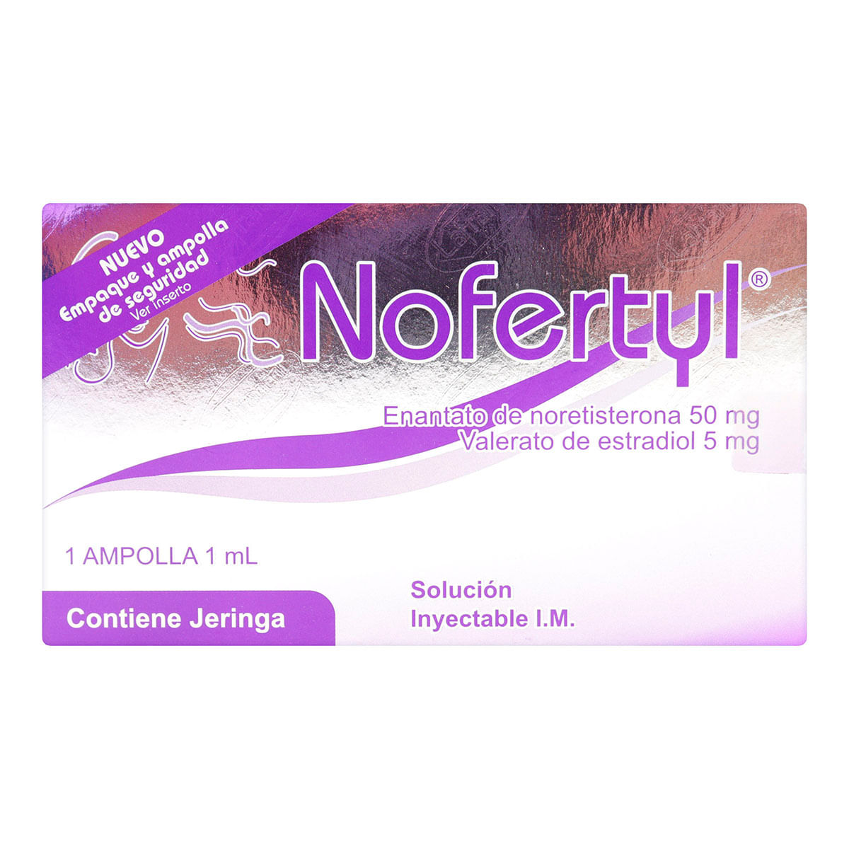 Solución Inyectable Nofertyl 50 Mg/5 Mg/1 mL Lafrancol Caja x 1 Ampolla