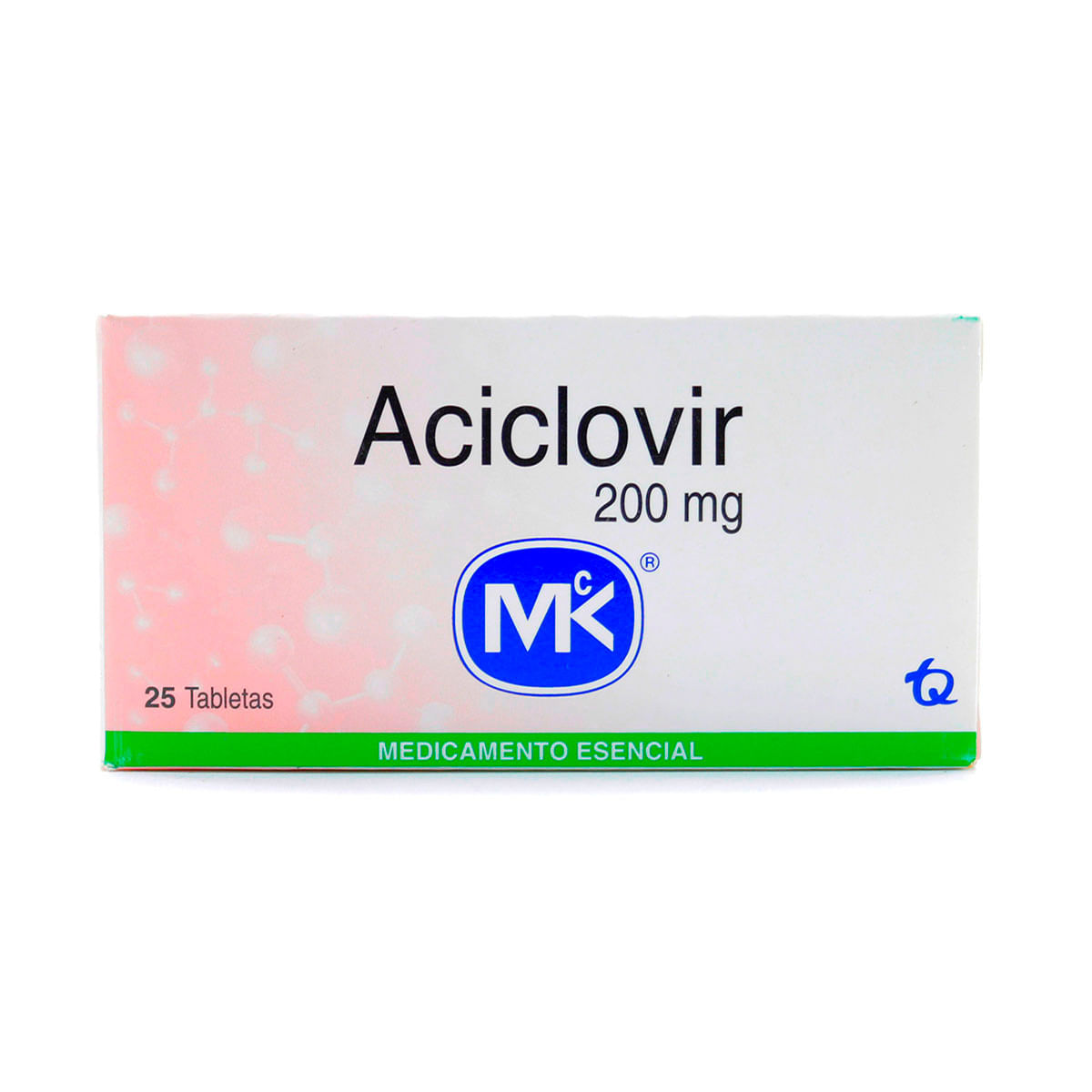 Aciclovir 200 Mg Mk Caja X 25 Tabletas.