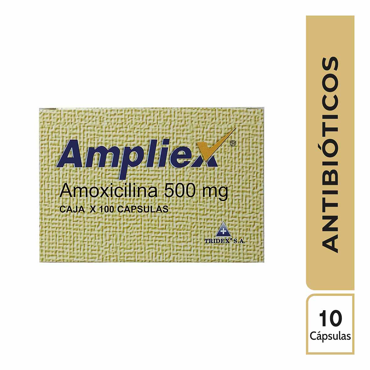 Ampliex 500 Mg Tridex Caja X 100 Cápsulas.