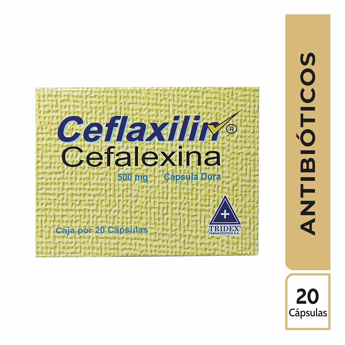 Ceflaxilin 500 mg Tridex Caja x 20 Cápsulas