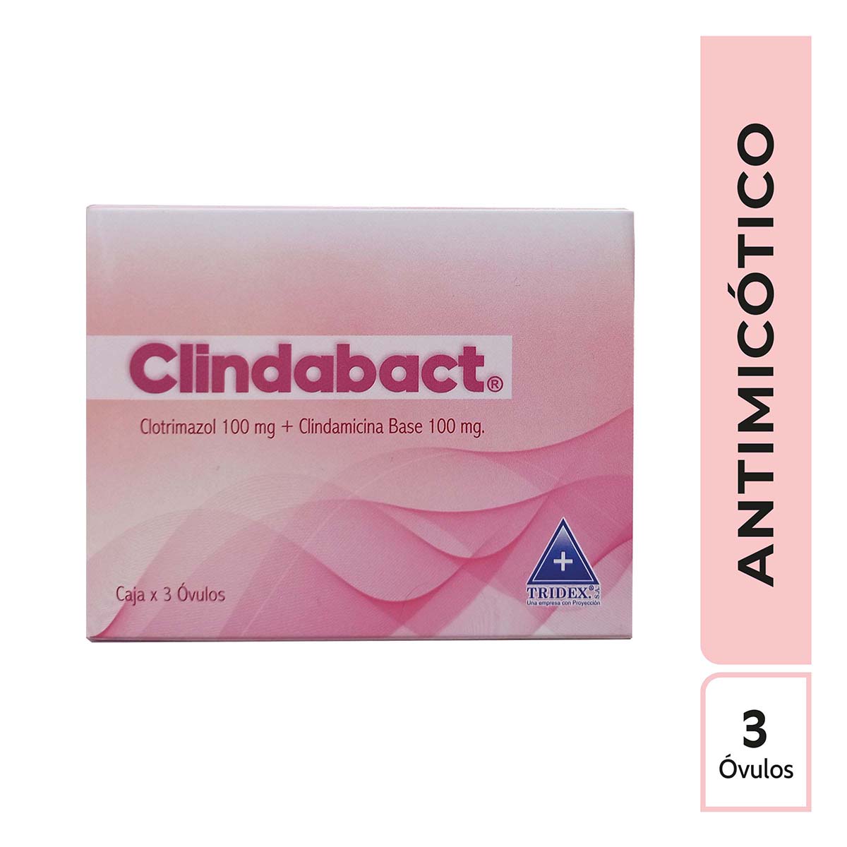 Clindabact 100 mg Tridex Caja X 3 Óvulos Vaginales