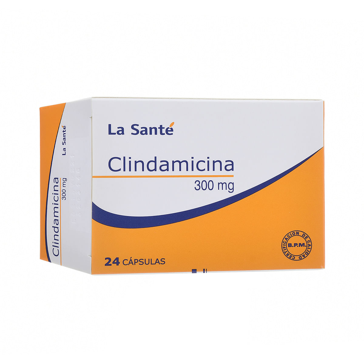 Clindamicina 300 Mg La Santé Caja X 24 Cápsulas.