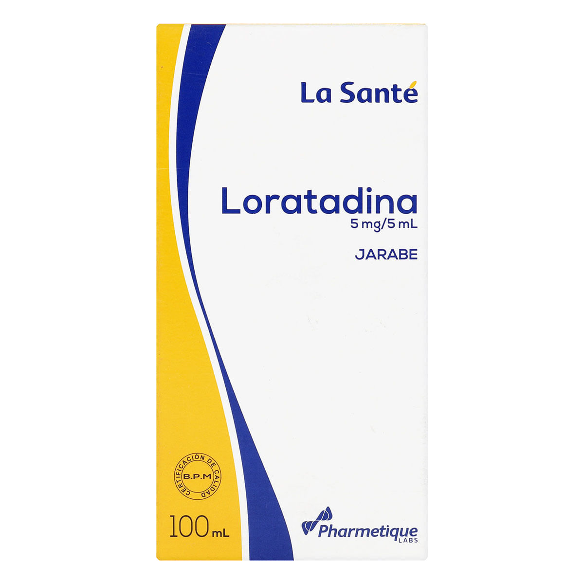 Jarabe Loratadina 5 Mg/5 Ml La Santé Frasco X 100 Ml.