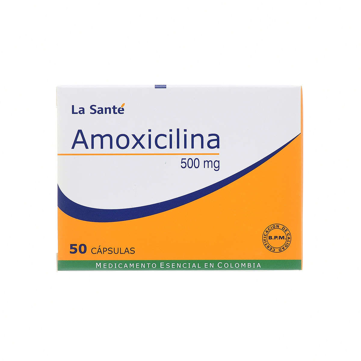 Amoxicilina 500 Mg La Santé Caja x 50 Cápsulas