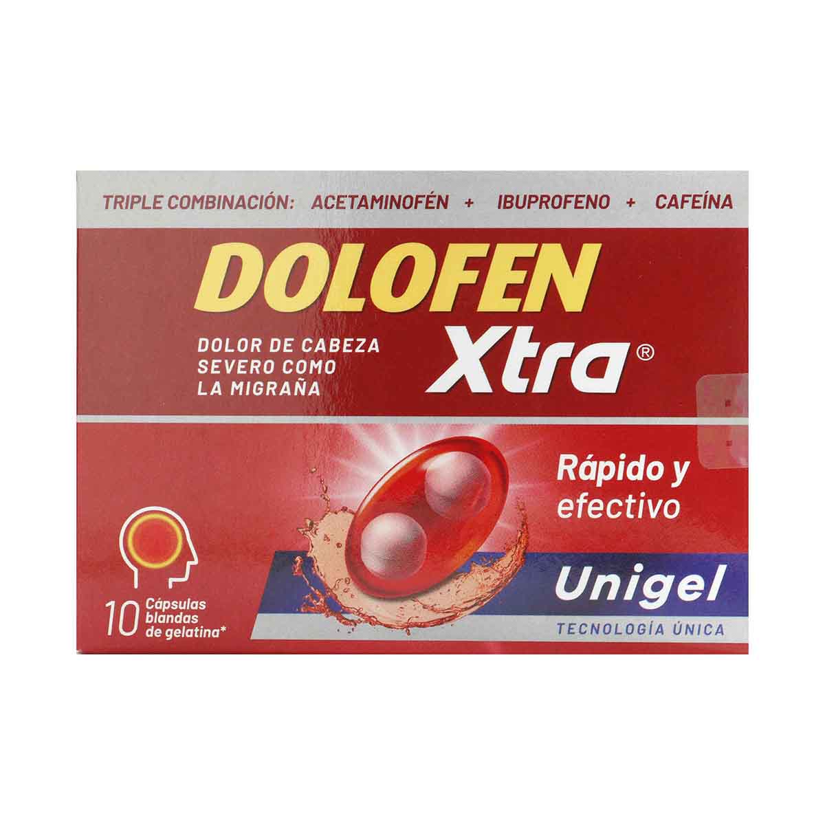 Dolofen Extra Caja x 10 Cápsulas Blandas de Gelatina