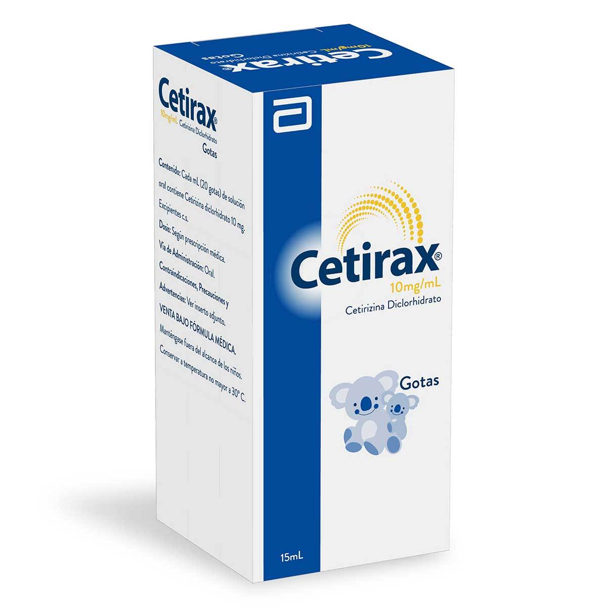 Cetirax 10 Mg/Ml Abbott Gotas Frasco X 15 Ml.