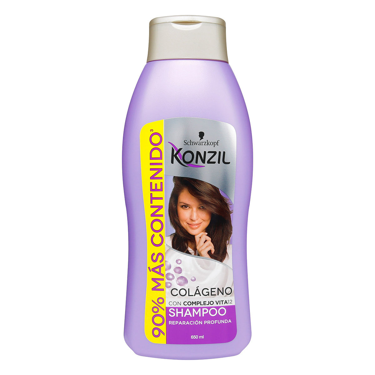 Shampoo Colágeno Reparación Profunda Konzil Frasco x 650 mL.