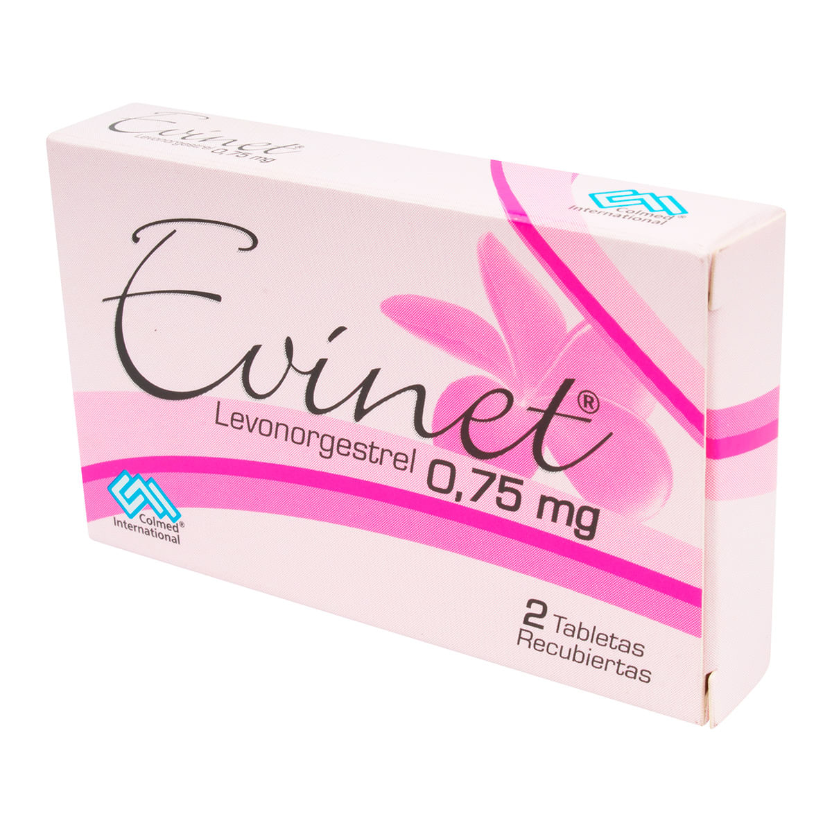 Evinet 0.75 Mg Colmed Caja X 2 Tabletas Recubiertas.