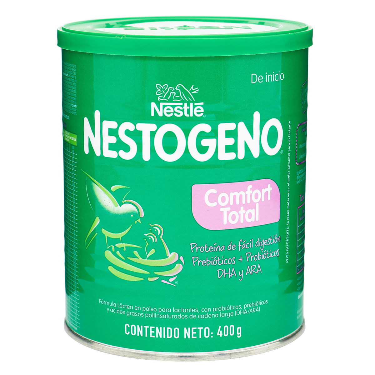 Fórmula Láctea Nestogeno 1 Nestlé Comfort Total Polvo Tarro x 400 g