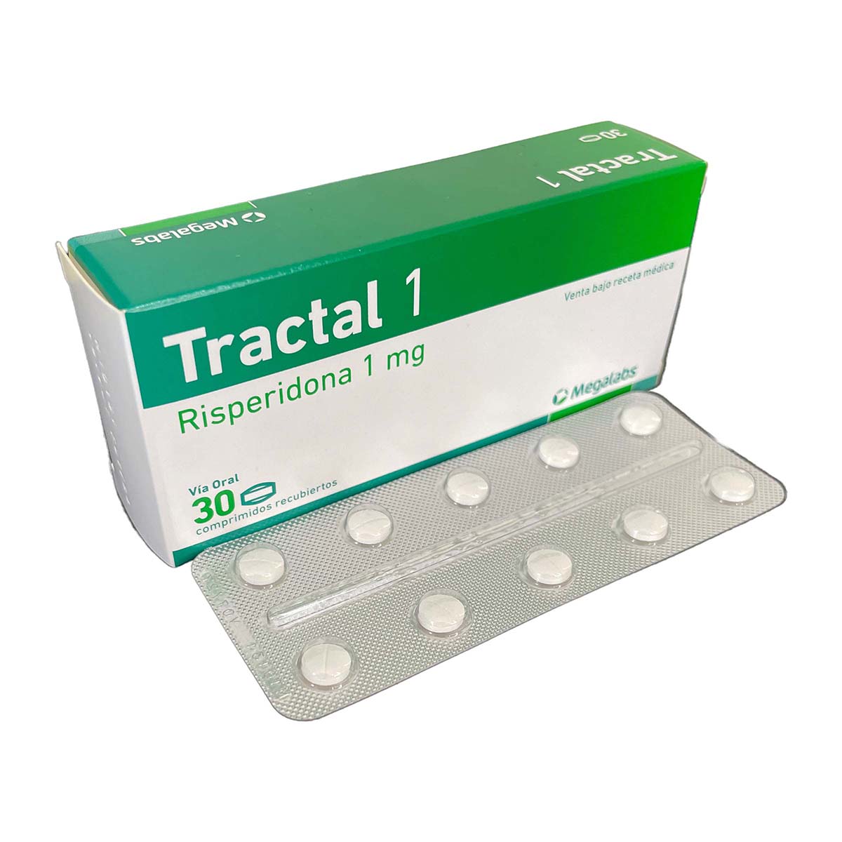Tractal 1 Mg Roemmers Caja X 30 Comprimidos Recubiertos.
