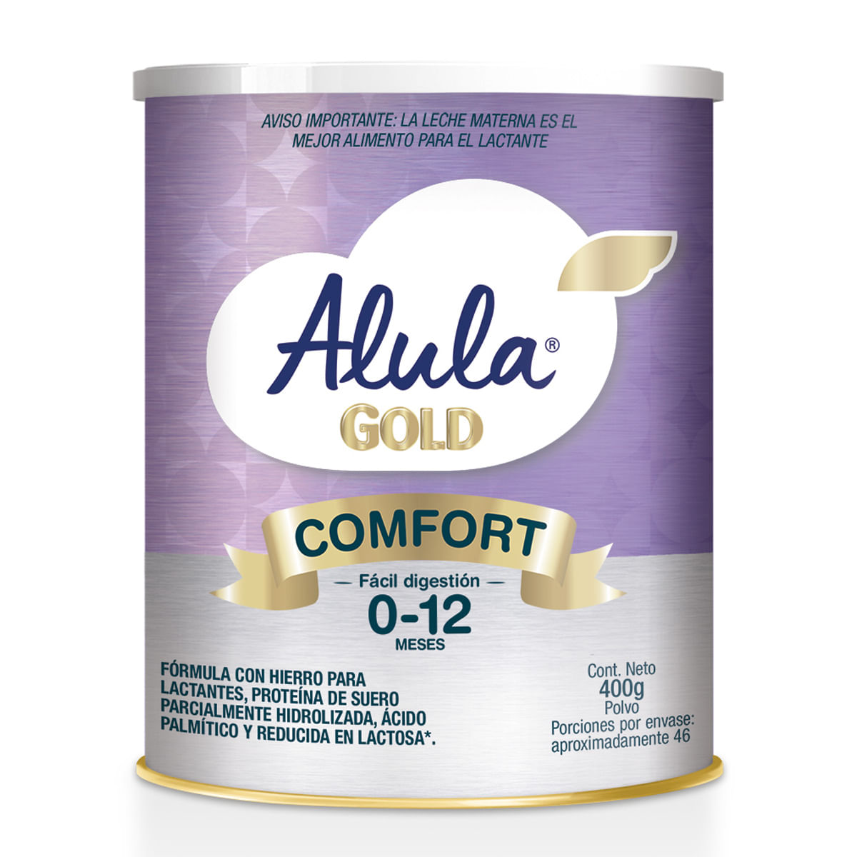Fórmula Láctea Alula S-26 Comfort Gold 0-12 Meses Polvo Tarro x 400 g