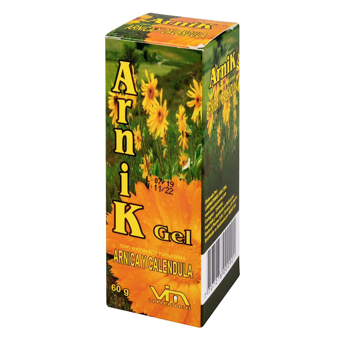 Gel Arni K Árnica y Caléndula Caja x 60 g